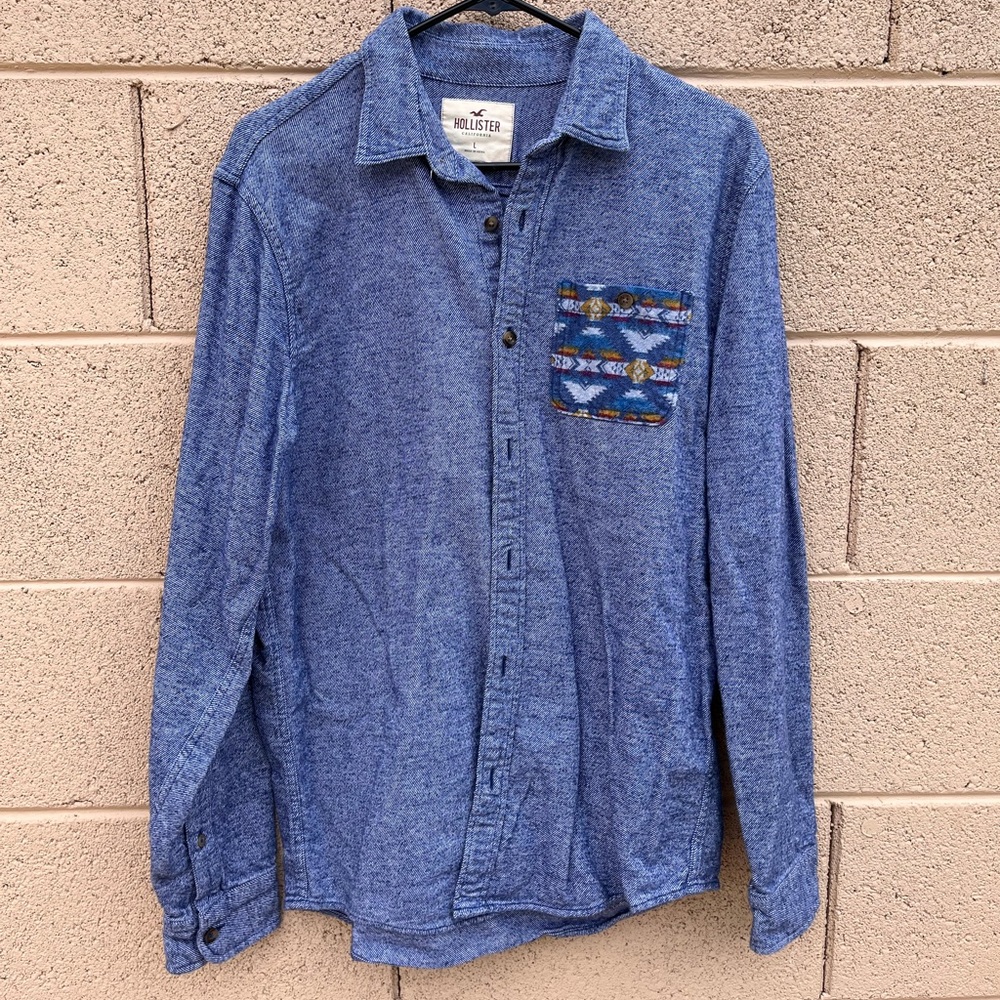 Hollister Button-Through Flannel Shirt